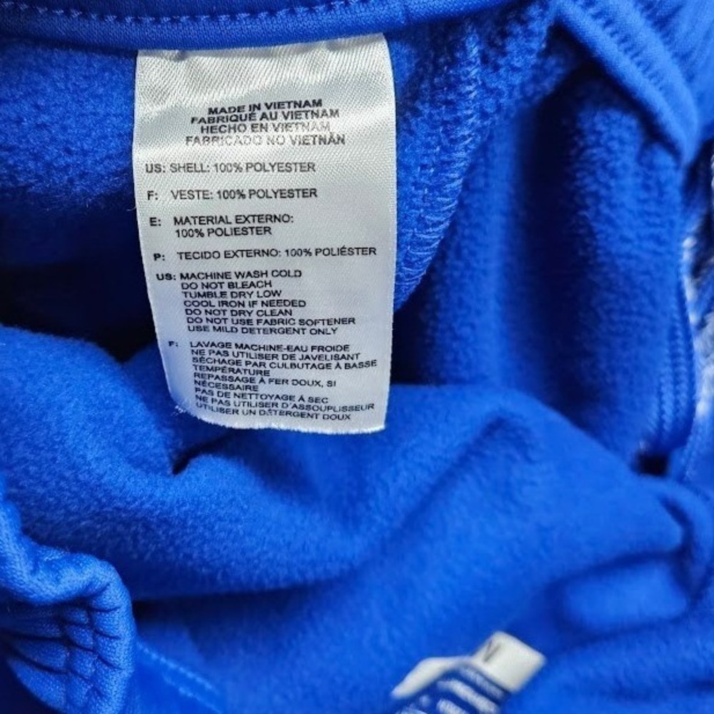 Adidas Track Pants Mens 2XLT Blue Kansas Jayhawks ClimaWarm M34652 Team Worn - Picture 9 of 11